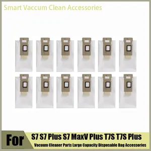 Dust Bag For Roborock S7 S7 Plus S7 MaxV Plus T7S T7S Plus Robot Vacuum Cleaner Replacement Parts Large Capacity Disposable Bag Accessories