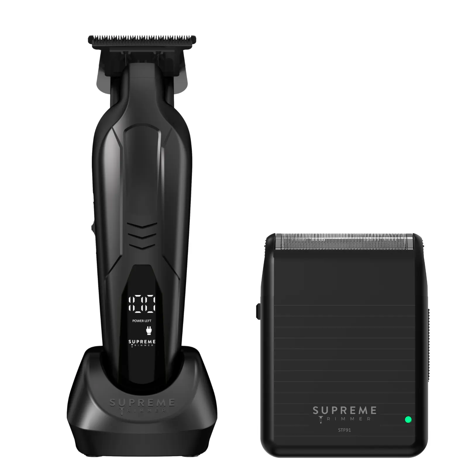 Supreme Trimmer Vader Lite & solo lite Precision Duo - High-Torque Motors, Advanced Cooling, Hypoallergenic Foils, Professional Hair Clipper Set Barbers' Choice