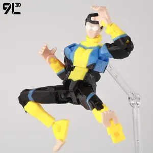 9LToyWodu Invincible Boy  Action Figure Creative Gift for Anime Fans Birthday Parties Perfect for Cosplay Stop Motion Animation