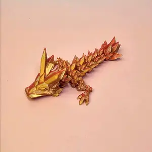 Mini Crystal Dragon 4" 3D Printed