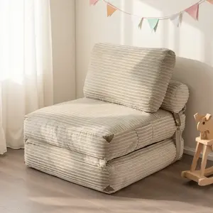 CAODOC Foldable Cloud Sleeper Sofa Bed Convertible Sleeper Chair with Pillow for Living Room or Bedroom Comfy Floor Couch for Small Spaces Sleepover Upholstered Flexibility & Style