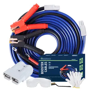 00 Gauge 30 FT Heavy Duty automotive Jumper Cables - 1500Amp Booster Jumper Cable for Car, SUV and Trucks Battery with Quick Connect