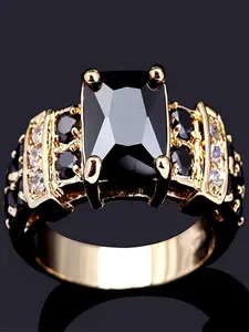 Men's Fashion Ring with Zirconia Decoration, Business Casual Style, Perfect for Valentine's Day, Wedding, Anniversary Gifts, Cubic Zirconia Rings