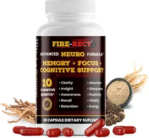 Advanced Nootropic Brain Supplement for Brain Fog, Memory, Focus, Mood, Motivation & Energy - Cognitive Clarity & Mental Clarity/Physical Booster w/Clinical-Grade Extracts w/Reserch - 60 Capsule