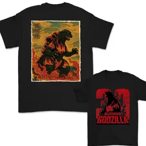Godzilla 30th Anniversary Scene Illustration Shirt (Godzilla)