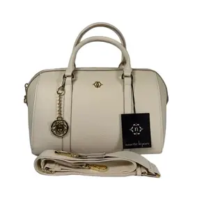 Nanette Lepore Vanilla Hand Bag Beige with Adjustable Crossbody Strap Classic Design for Everyday Use