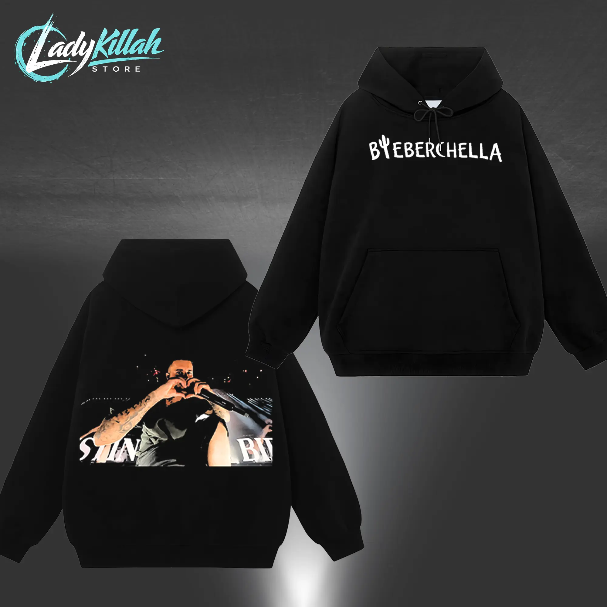 [LadyKillahStore] BIEBERCHELLA Graphic Tee #69 Side High-quality Acid Washed Cotton T-Shirt, Beliebers Shirt Hip-Hop Shirt, Coachella Festival Merch, Gift For Music Fan Graphic Tee