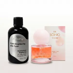 [Dr Song] Brightening + Repair Duo ｜ PDRN Milk Toner (2% Tranexamic Acid + 5 Actives) + PDRN Peptide-8 Serum (20,000ppm) ｜ Anti-Aging & Dark Spot Correcting Korean Skincare Set