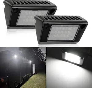 Nilight RV Exterior Light 2PCS 5 Inch Porch Lights White Beam 12V 24V LED Scene Cargo Lighting Black Aluminum Housing for RV Trailers Travel Campers 5th Wheels Motorhome SUV Truck  dealsforyoudays