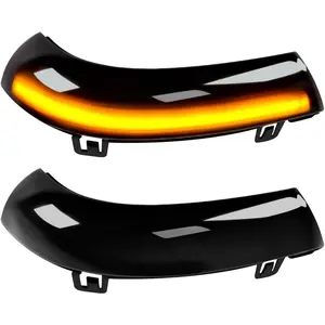 LED Side Mirror Turn Signal Lights for VW Golf 5 EOS GTI Jetta MK5 Passat Sequential Lamps Smoke Cover Lens