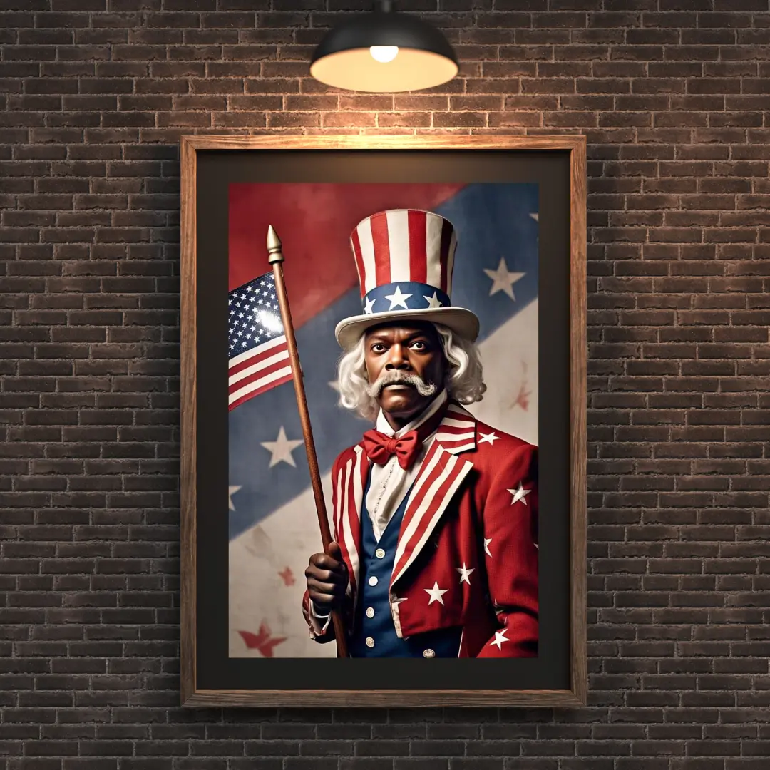 Uncle Sam Poster - Classic Design Ideal for Posters and Decor  18x24
