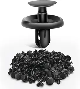 Nilight 40PCS Nylon Engine Under Cover Push-Type Retainer Clips - Replaces 90467-07201 OEM Fasteners, Reusable, Secure Hold, Easy to Install, Car Body Repair Tool