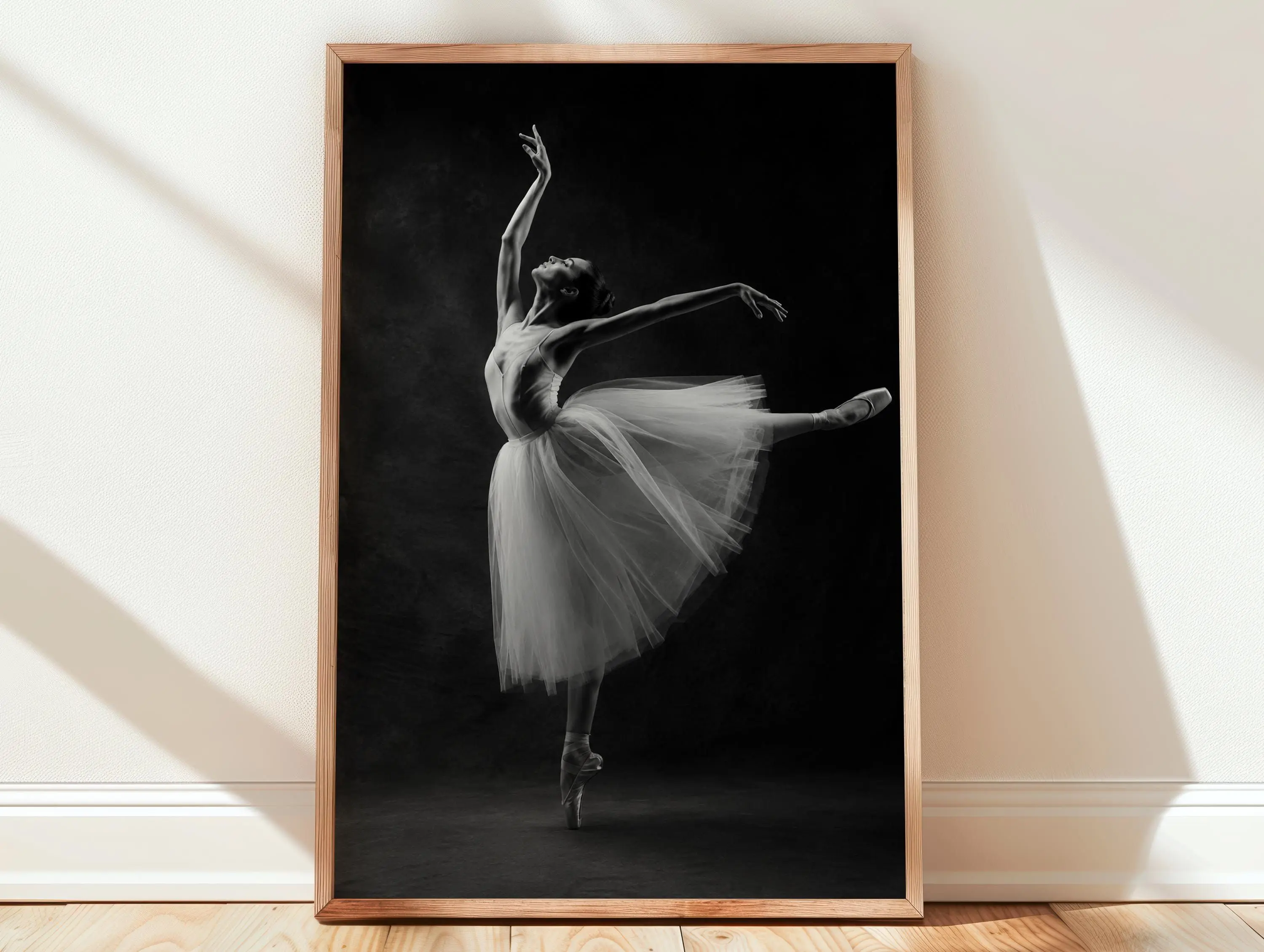 [SALE UP TO 40%] [Unframed] Ballerina Wall Art, Black and White Dance Print, Ballet Decor