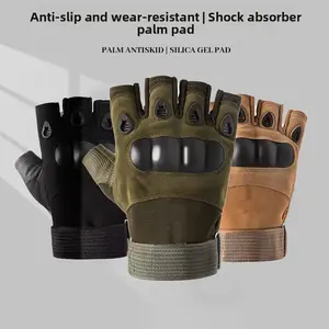 Tactical gloves men and women outdoor half finger protection sports training outdoor military fans special forces riding gloves men Motocross Full Finger Off-Road Gloves