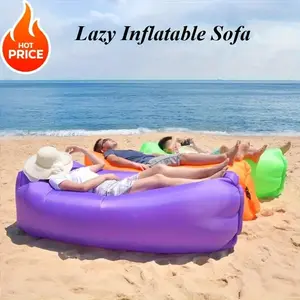 Inflatable Sofa, Portable Inflatable Air Sofa Bed, Lightweight & Compact for Beach, Music Festivals, Hiking, and Travel