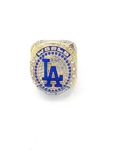 Mlb Los Angeles Dodgers Championship Ring, Dodgers Memorabilia Gift for Fans, Collectible Sports Jewelry