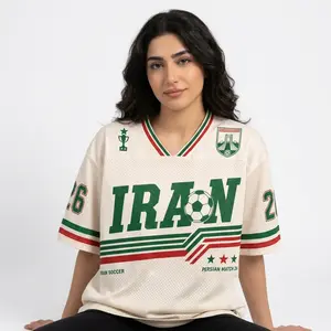 Iran Soccer Jersey, Retro Team Melli Shirt, Custom Name Number Jersey, Iranian Football Fan Gift, Persian Match Tee