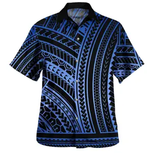 Hawaiian Shirt Polynesia Pattern