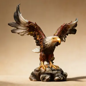 Abstract Resin Eagle Statue, Elegant Modern Sculptural Art for Living Room & Office, Bold Statement Home Decor, Sculpture, Resin Animal Sculptures