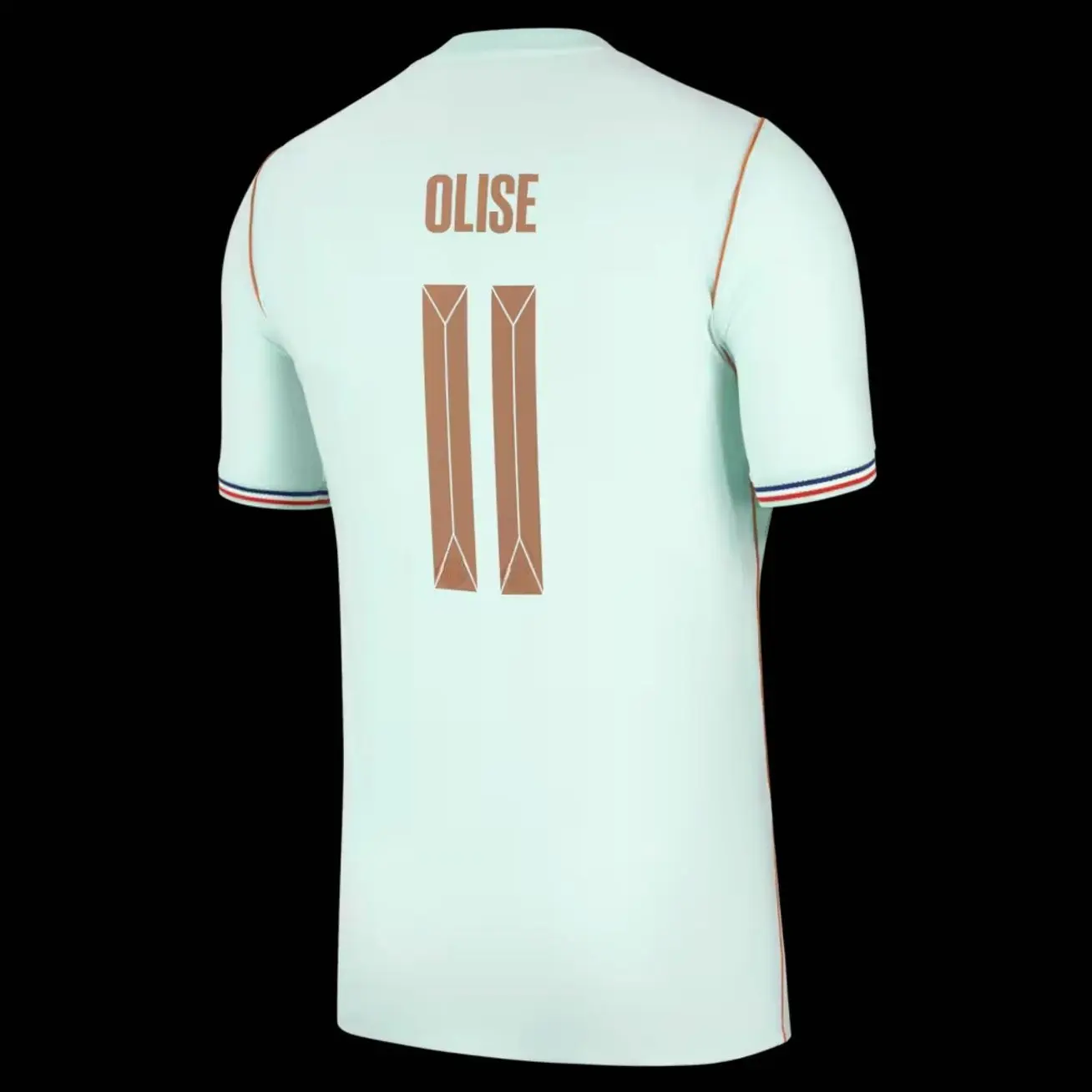 Unisex Soccer Mens Athletic Short Sleeve Football Shirt Sports Fan Training Top Breathable Lightweight Casual Streetwear Olise 2026 Away Stadium Replica Jersey - Green