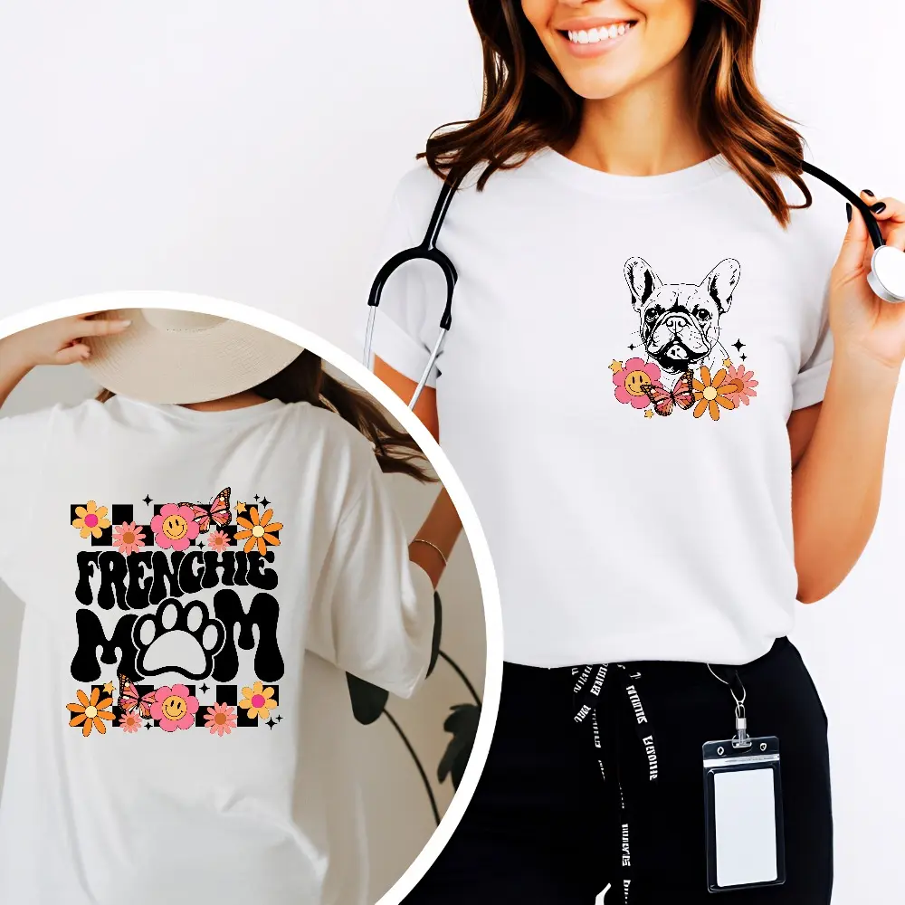 Frenchie Mama Shirt, Dog Lover Shirt, Dog Mom Gift, Dog Mom Shirt, Dog Mom Shirt, Frenchie Shirt, Retro Dog Shirt