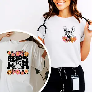 Frenchie Mama Shirt, Dog Lover Shirt, Dog Mom Gift, Dog Mom Shirt, Dog Mom Shirt, Frenchie Shirt, Retro Dog Shirt