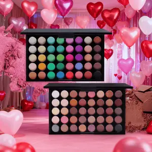 40 Color Matte Pearl Metallic Eyeshadow Palette, High Pigment, Gentle Commute Look & Party Vibes, Fine Powder, Easy Blend, Ideal for Students and Professionals