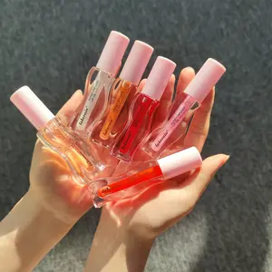 Moisturizing Lip Oil, Lip Oil Kit, 6pcs/set Long Lasting Honey Lip Gloss, Hydrating Lip Gloss, Glossy Lip Care, Plumping Lip Oil for Girls & Women