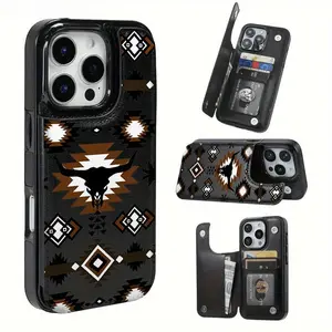 The Design Is Printed With A Cow Pattern, Practical And Includes A Card Slot, With Various Functions, Suitable For Bank And Public Transport Cards. Compatible With IPhone 17/16 Pro Max, 16, 15 Pro, 14 Plus And 13 12 Pro Max Series