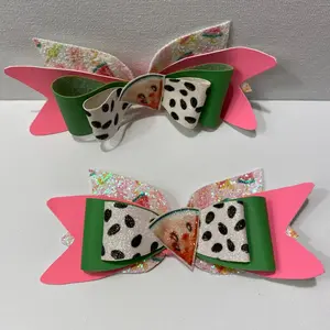 Watermelon hair bow