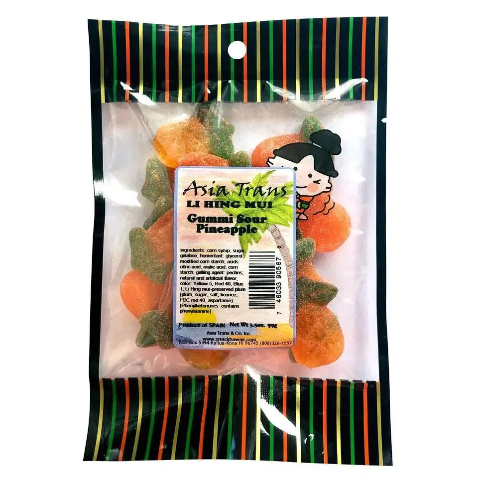 Li Hing Mui Gummi Sour Pineapple