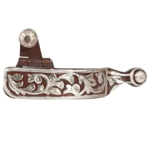 Schneiders Ladies Silver Filigree Ball Spurs