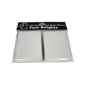 Four Knights Sleeves Standard Matte - White 100CT