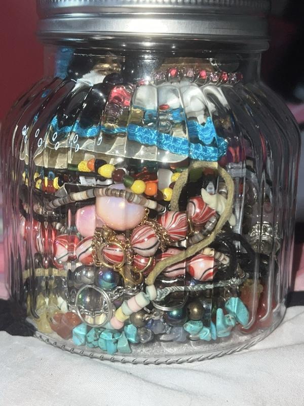 Mistery Jewerly Jar - including necklase , bracelets and earrings