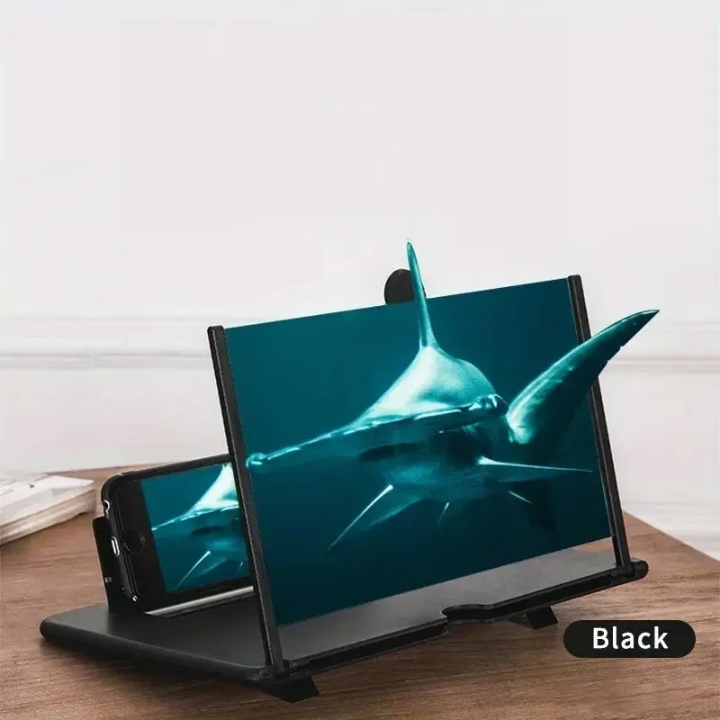 12/10 Inch HD Screen Magnifier, Anti Blue Light Eye Protection, Mobile Phone Amplifier, Portable Compact Multi-Functional Video Enlarger, Mount