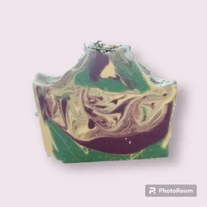 Lavender and peppermint bar soap