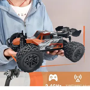 Recommended by the US, children's adult large toy off-road remote control LED car, suitable for children's outdoor off-road competition, alloy impact-resistant plastic material, dedicated to remote control cars, perfect gift choice for Christmas and birth