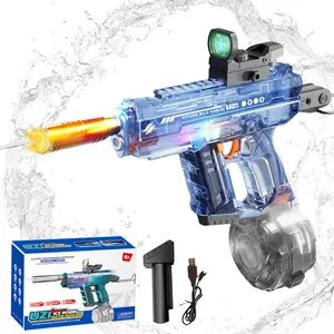 Adults and children outdoor automatic spray gun water gun large-capacity lighting special effects water gun toy
