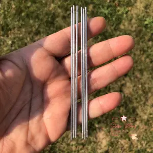 Extension Bar for Beadable Pens and Keychains 117mm Beaded Blank Rod - Two Sizes