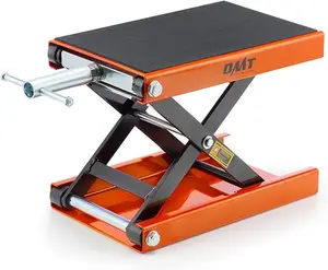 Orion Motor Tech Motorcycle Lift Scissor Jack Center Stand, 4-13 Inch Height Range Motorcycle Jack and Bike Stand, 1100lb Capacity Bike Repair Stand for Motorcycle Maintenance up to 1/2 Ton