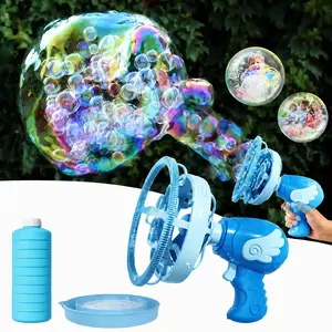 Bubble Gun Machine Blower - Kids' Party Prizes, 3-9 Years Old Boys & Girls Birthday Gifts