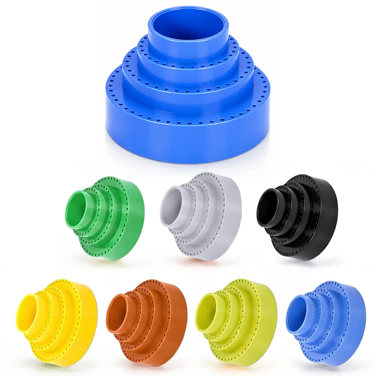 116-Hole Jewelry Bur Holder Stand - Compact & Space-Saving Burr Storage with Smooth Rotating Design, Multi-Hole Rack for Nail Techs’ Drill Bits, Grinding Heads, Resin Craft & Jewelry Making Tools