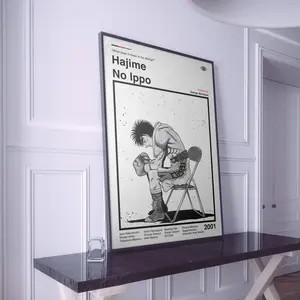 Hajime No Ippo Poster | Hajime No Ippo Print | Hajime No Ippo Anime Print | Anime Poster | Manga Poster | Minimalist Poster 56