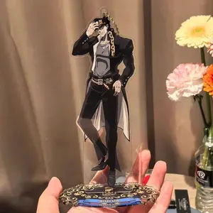 Anime Kujo Jotaro JoJo's Bizarre Adventure Acrylic Stand Model Desk Display Cosplay Standing Exhibit Carving Figure Xmas Gift