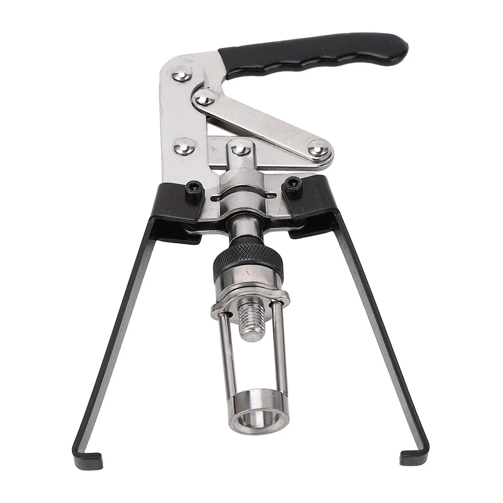 Valve Spring Compressor, Carbon Steel Overhead Valve Spring Remover Compressor Press Type Hand Valve Pliers for Oil Seal Disassembly and Installation fathers day gift