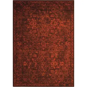 Nourison Timeless Teal Oblong Area Rug TML08 (5'6" x 8') - Decorative, Patterned, Stylized, Themed Household Textile Carpet, Decorative Rug, Patterned Area Rugs