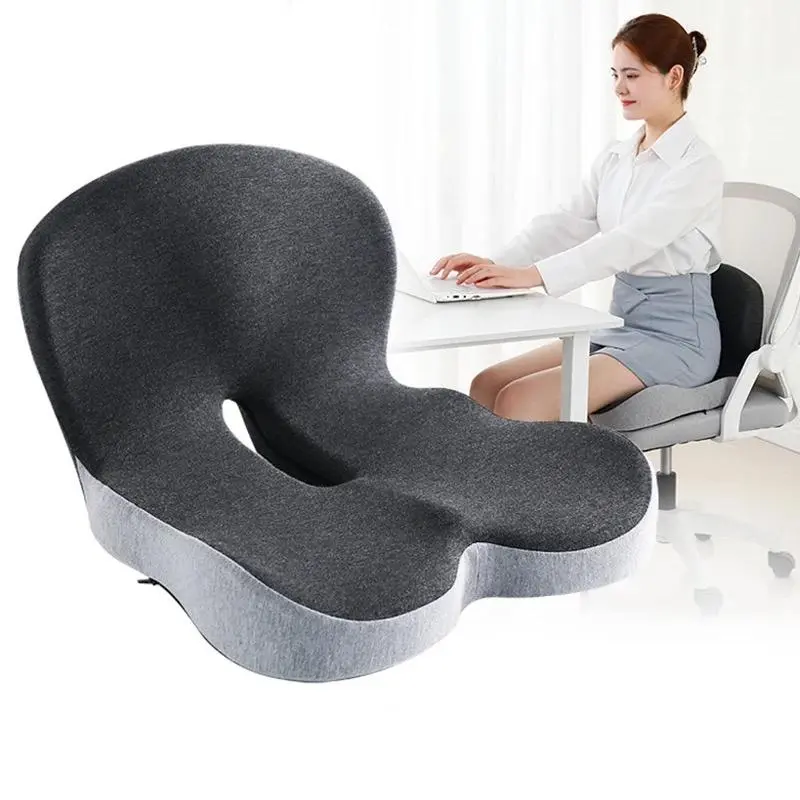 Ergonomic Lumbar Support Cushion - 1 Cushion Backrest for Bedding, Non-Slip Design, Comfortable Fabrics, Memory Foam Core, Perfect Gift for Sedentary Gaming & Driving