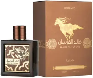 Lattafa Qaed Al Fursan Untamed Eau de Parfum Spray for Men and Women, 90 ml Spicy Woody Amber Unisex Cologne Perfume