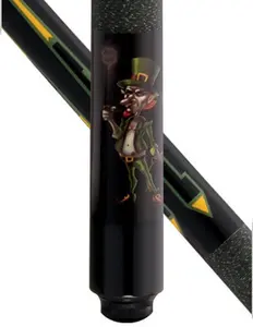 McDermott Cues Leprechaun Lucky Pool Cue Stick - Professional Billiards Option, Maple Wood Construction, Graphic Overlay Design, Billiard Accessories