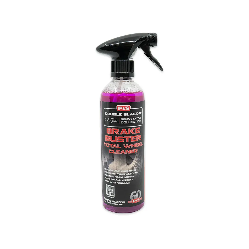 P&S Brake Buster Total Wheel Cleaner, Gel Formula for Automotive & Motorcycle Wheels – Penetrates, Cleans Oil, and Provides Protection, Automotive Cleaning Accessory